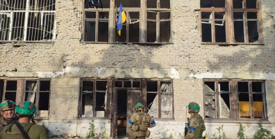 флаг украины в благодатном, всу освободили благодатное