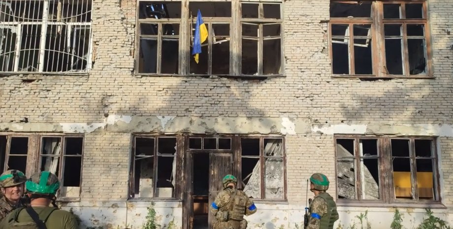 флаг украины в благодатном, всу освободили благодатное