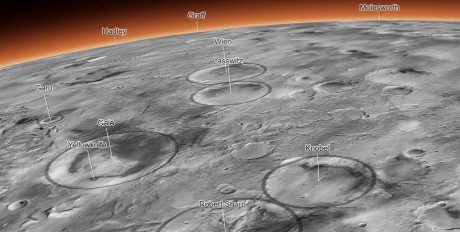 Марс, карта Марс, самая подробная карта Марс