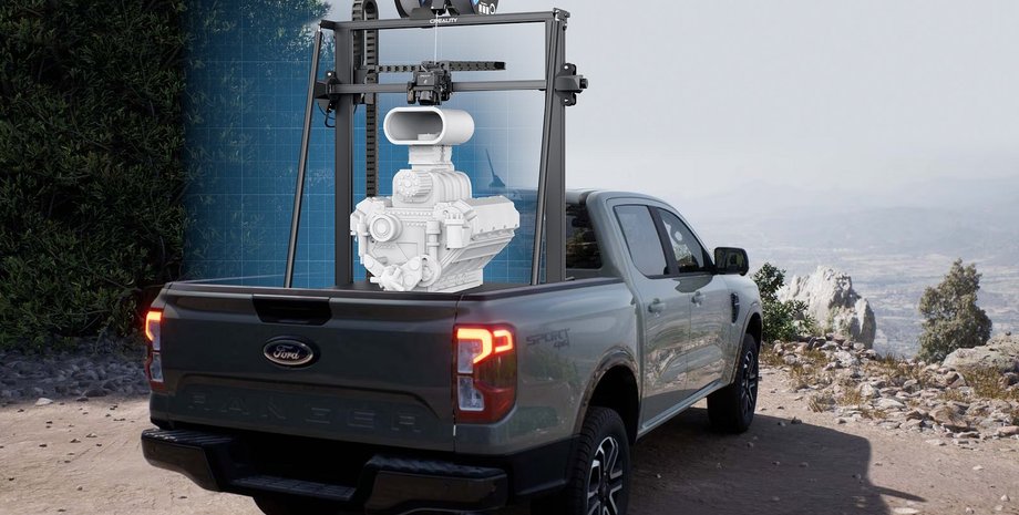 Ford, Пікап, Авто, Автомобілі, 3D-принтер, Технології, Інновації, Патент, Фото