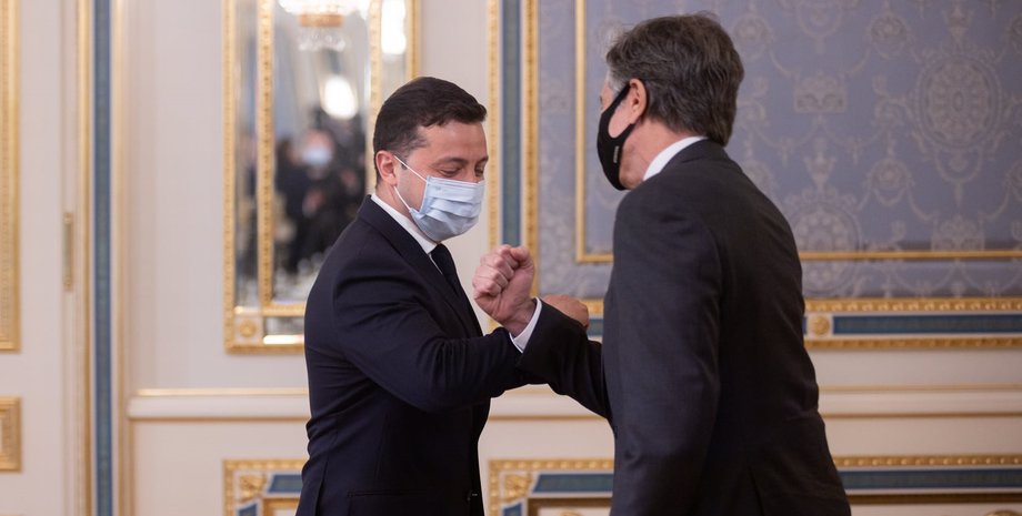 Владимир Зеленский, Энтони Блинкен