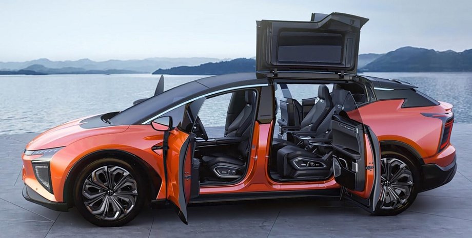 Електромобіль HiPhi X, HiPhi X, новий HiPhi X, кросовер HiPhi X, електрокар HiPhi X