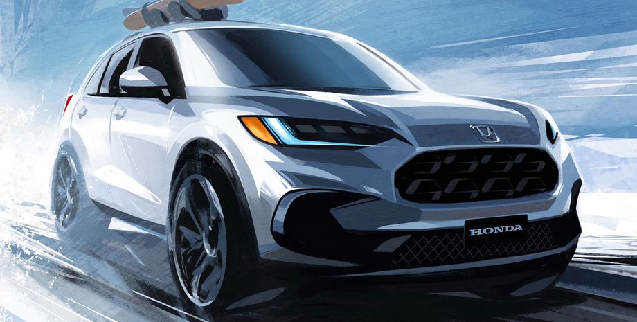 кроссовер Honda, гибридный кроссовер Honda, электрокроссовер Honda, новая Honda, электромобиь Honda