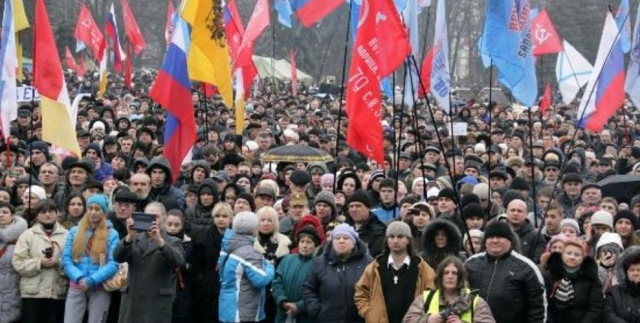 Сепаратистский митинг в Одессе, весна 2014-го / Фото: odessit.ua
