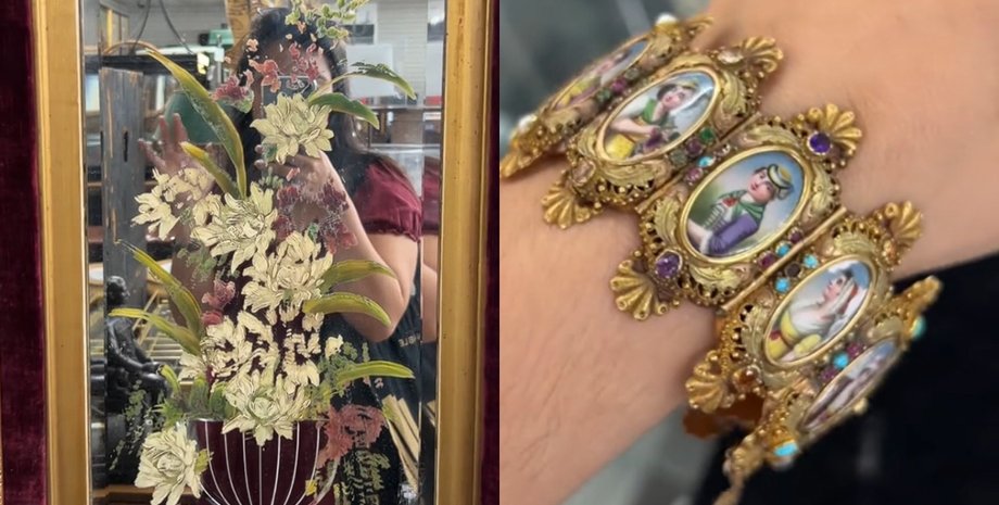 200-річний браслет, антикваріат, браслет, прикраса, дорогий браслет, комісійний магазин, топаз, перли