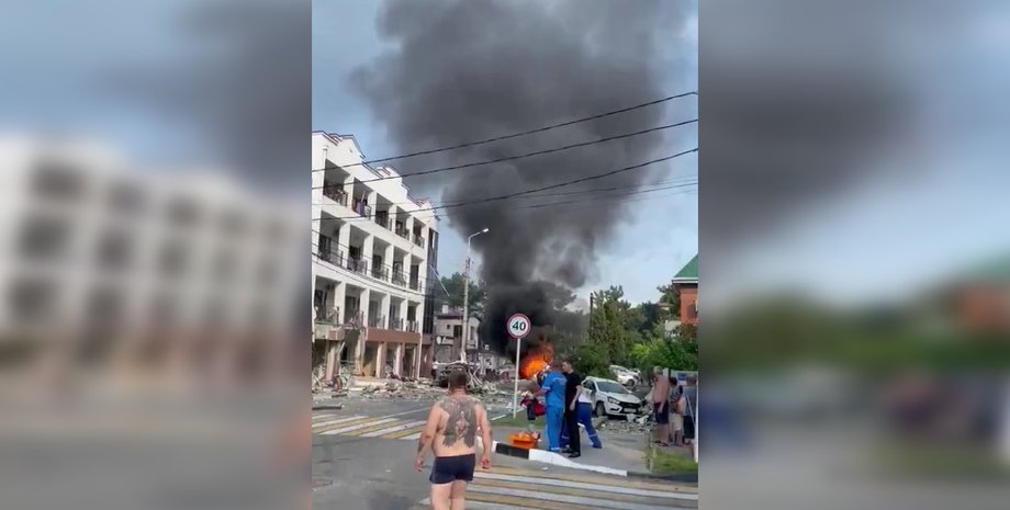 Геленджик, взрыв, отель