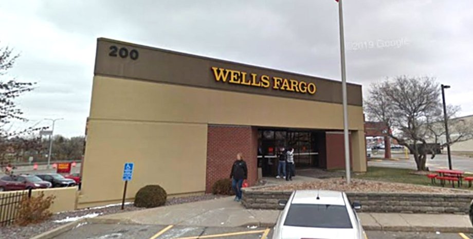 Wells Fargo, США, Миннесота, Банк, Грабитель, Заложники, Полиция