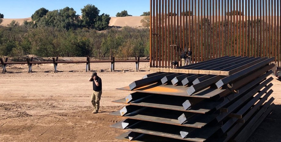 сша, строительство стены, горы Пелончилло, дональд Трамп, Джо Байден, динамит