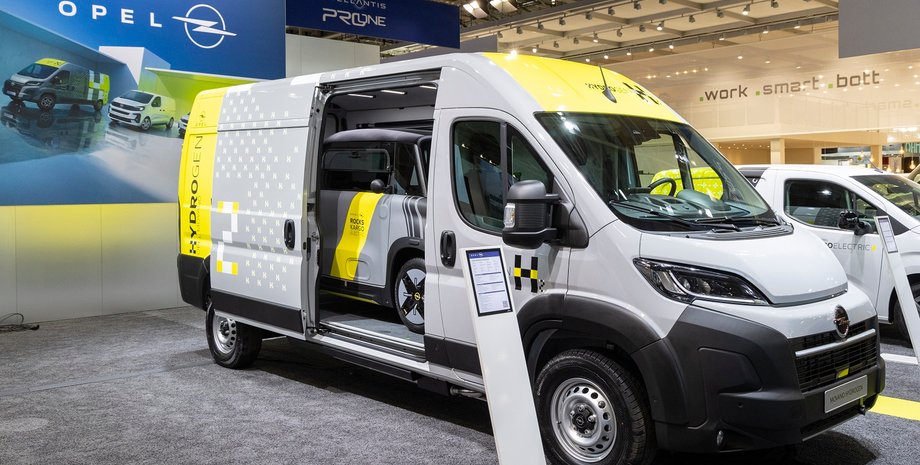 Opel Movano HYDROGEN, Opel Movano, новый Opel Movano, фургон Opel, Электромобиль Opel, Электромобиль Opel