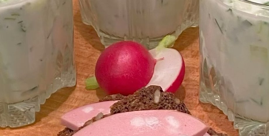 окрошка, літня окрошка, окрошка без м'яса