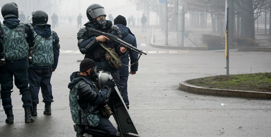 Алматы, перестрелка, уличные бои, протесты в казахстане