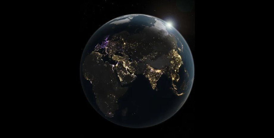 земля світло