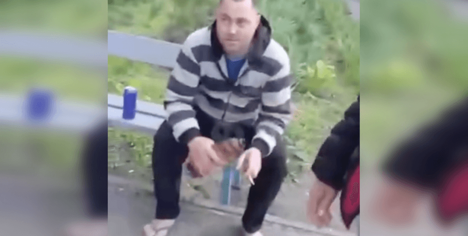 Мужчина оскорблял жену военного в Киеве, российско-украинская война, мужчина извинился за оскорбление