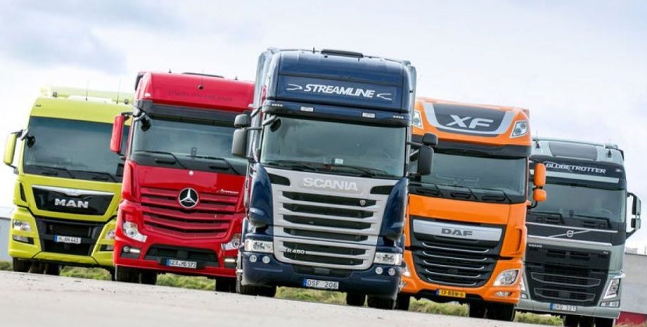 грузовики, украна грузовик, фура, автотранспорт