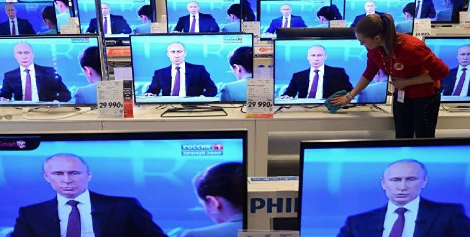 телевізор, телевізори, путін