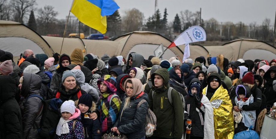 беженцы украина, мигранты