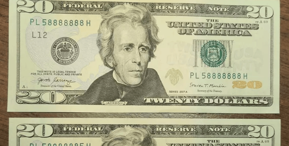 Деньги, доллары, редкая купюра, редкая находка, ценная находка, серийный номер, мечта коллекционера, банкнота