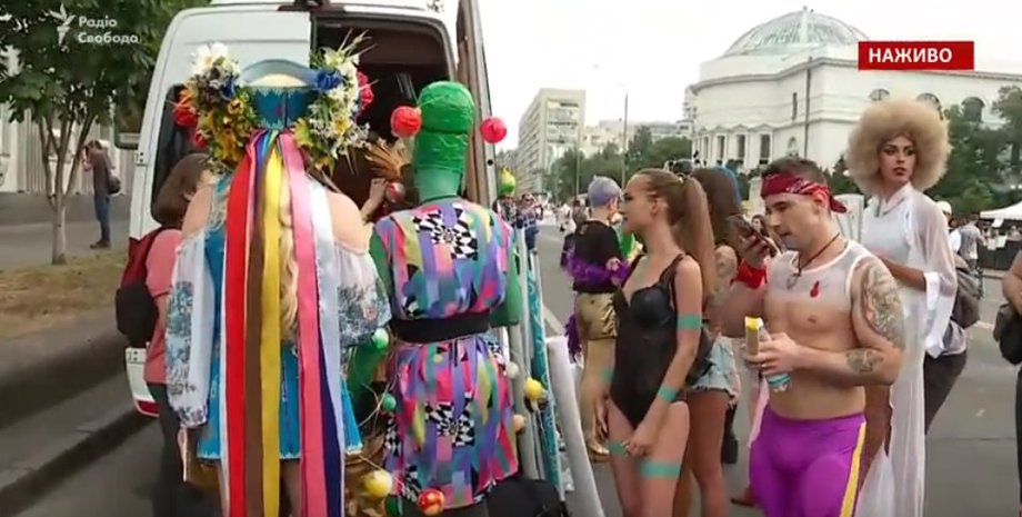 Кадр из трансляции на YouTube Радио Свобода