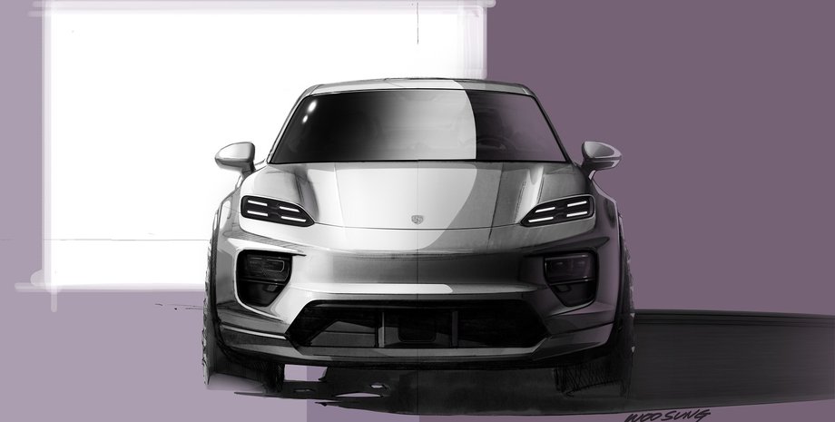Porsche Macan 2024, Porsche Macan, новый Porsche Macan, электромобиль Porsche Macan, кроссовер Porsche