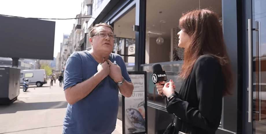 Алексей Кирющенко и журналистка Бигус.инфо