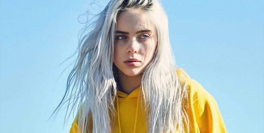 Билли Айлиш, прическа, фото