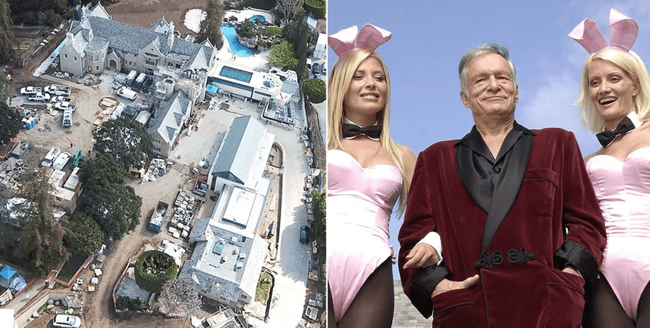 Особняк Playboy, Г'ю Гефнер, Playboy, особняк, будинок, велика ділянка, ремонт особняка, нерухомість, гостьовий будиночок, колишня слава