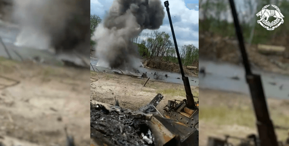 уничтожение переправы через реку