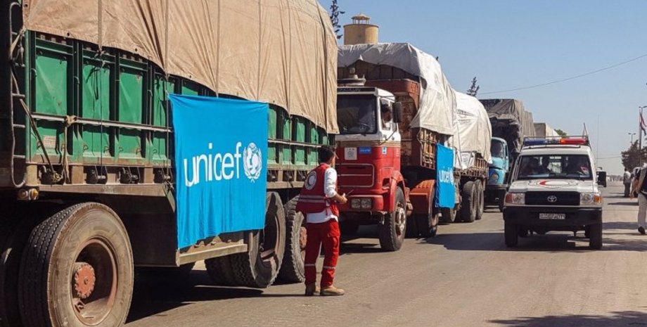 Гуманитарный конвой ООН / Фото: twitter.com/metesohtaoglu