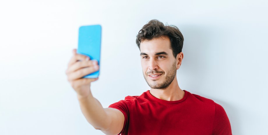 селфі, чоловік