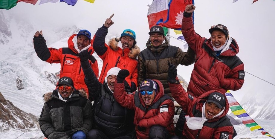 альпинисты, горы, К2, Чогори, Непал, туризм