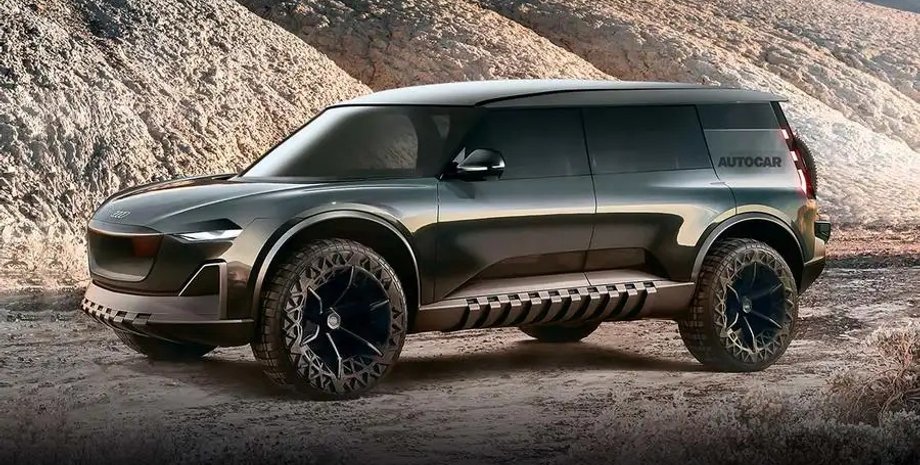 Audi, Внедорожник, Внедорожники, Электрокары, Электромобили, Land Rover Defender, Фото, Модели, Платформа, Scout