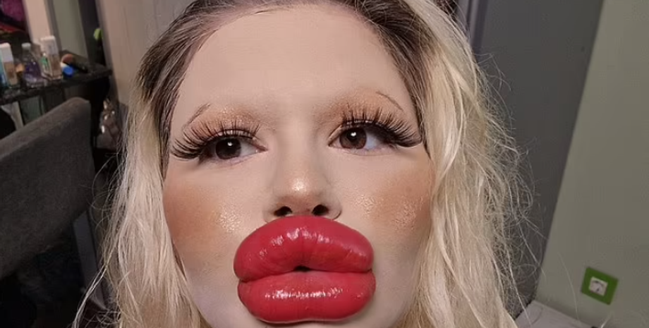 Андреа Иванова из Болгарии, самые большие в мире губы. красота, внешность, косметические процедуры, трансформация, фото, курьезы