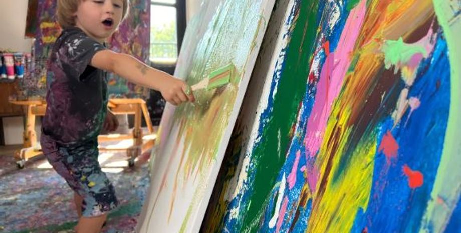 Лоран Шварц, юный художник, продажа картин, курьезы, произведения искусства, Германия, интересные истории