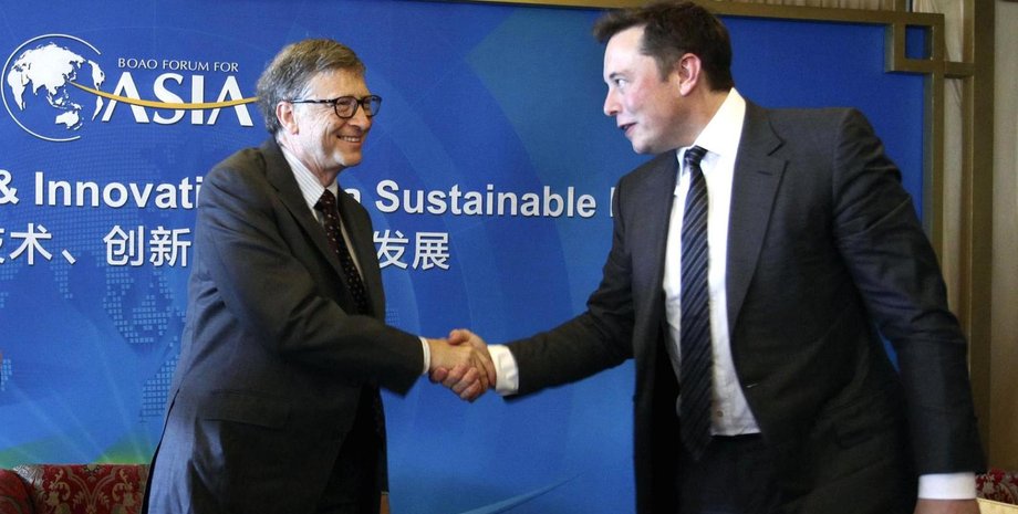 Билл Гейтс (слева) и Илон Маск. Фото: "Пикабу"