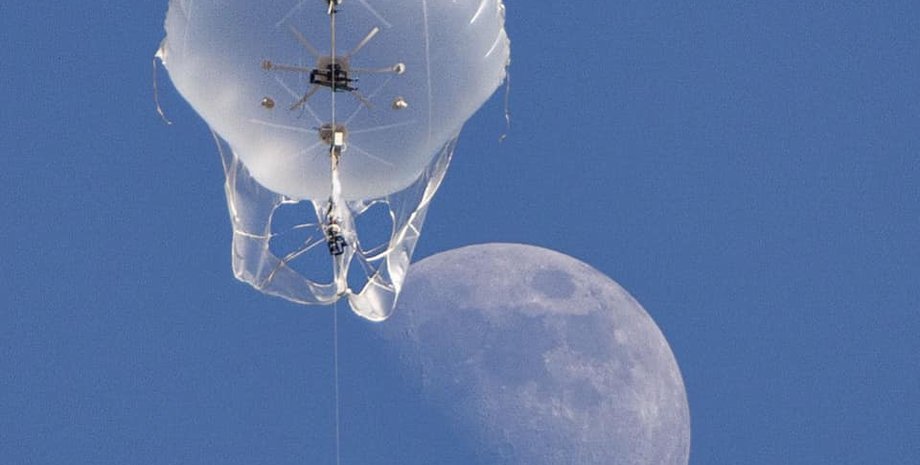 Аеростат із безпілотником