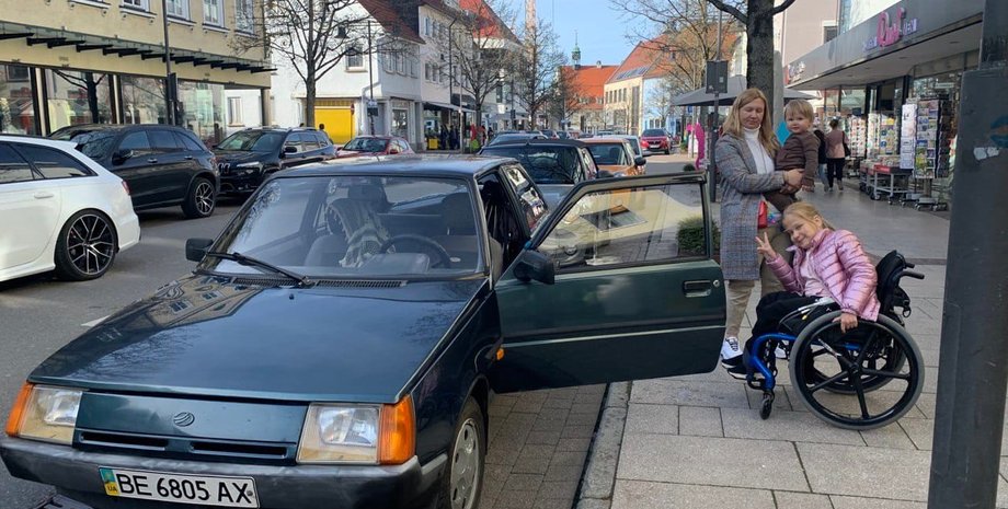 ЗАЗ-1102 Таврия, ЗАЗ Таврия, ЗАЗ в Германии, эвакуация украинцев, эвакуация в Германию