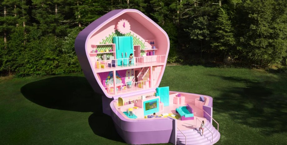 Polly Pocket, будинок, ляльковий будинок, іграшка, оренда, житло, нерухомість