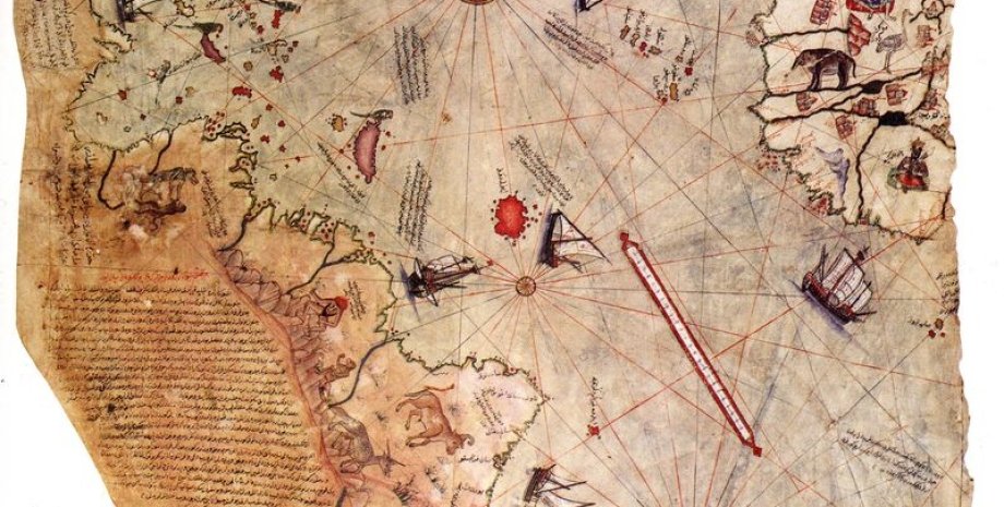 карта, континент, зображення, Америка, фрагмент, острів, Антарктида, географія, Колумб, історія суходіл, схема