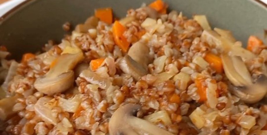 Гречотто с грибами