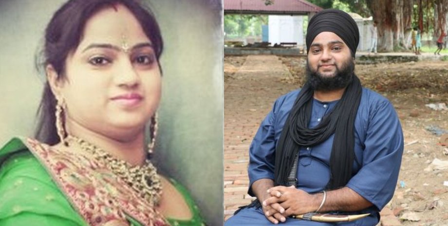 Женщина, девушка, женщина с бородой, усы, тюрбан