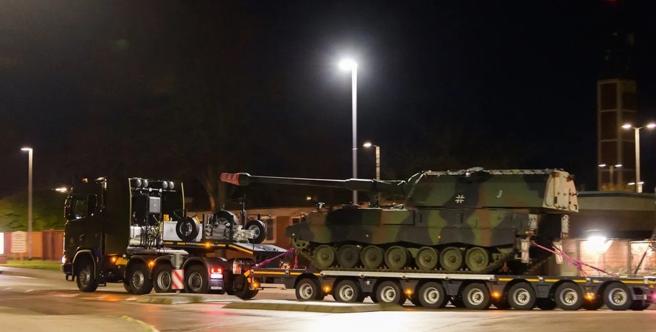 САУ, Panzerhaubitze 2000, военная техника, Германия