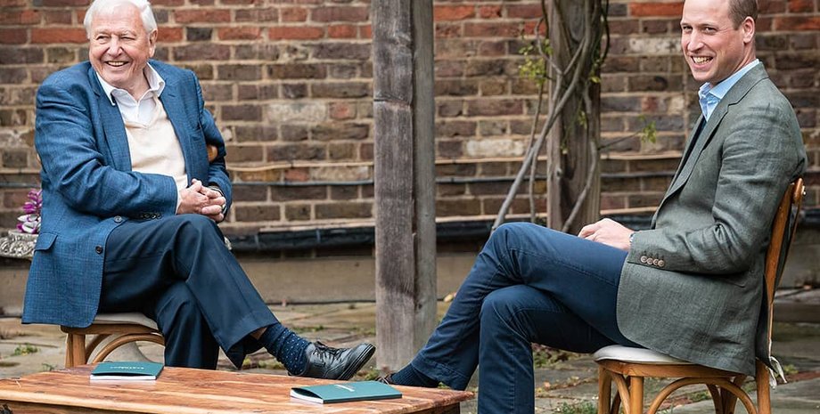 Принц Уильям и Дэвид Аттенборо, природа, планета земля