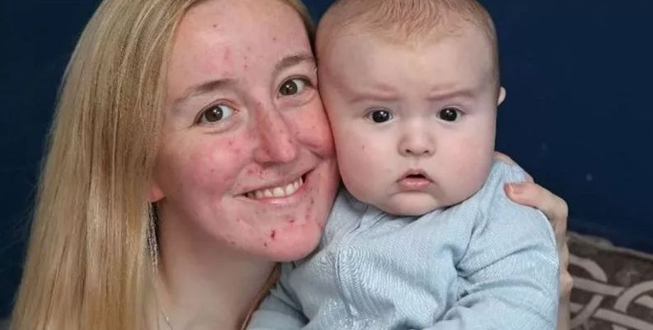 Джорджия Лейми родила сына-богатыря весом более 5 кг, акушерки говорят, что никогда раньше такого не видели, курьезы