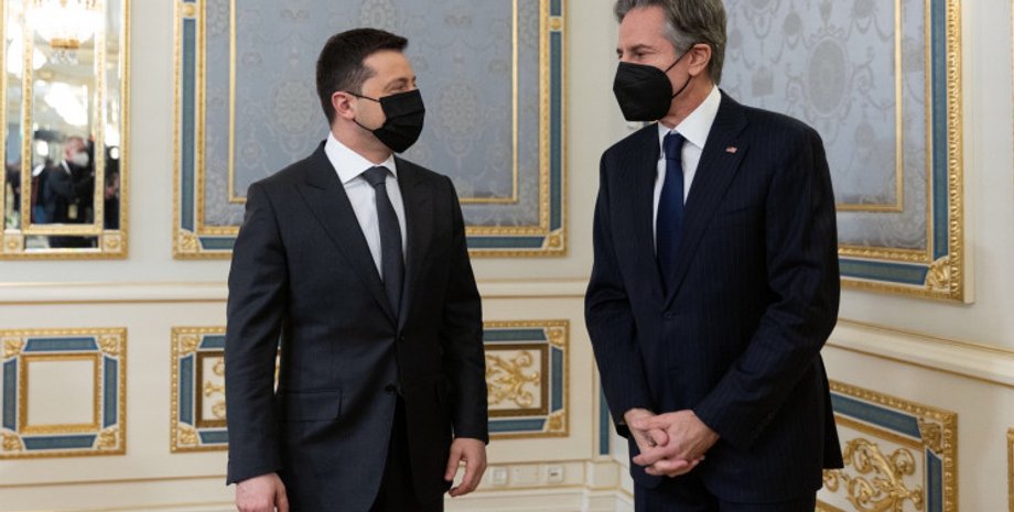 Энтони Блинкен, Владимир Зеленский