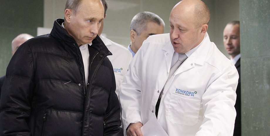 Володимир Путін та Євген Пригожин