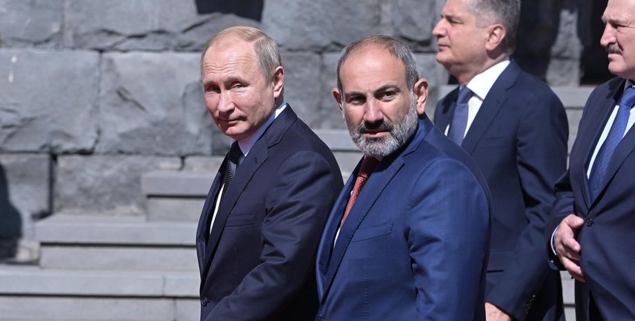 Владимир Путин, Никол Пашинян, фото