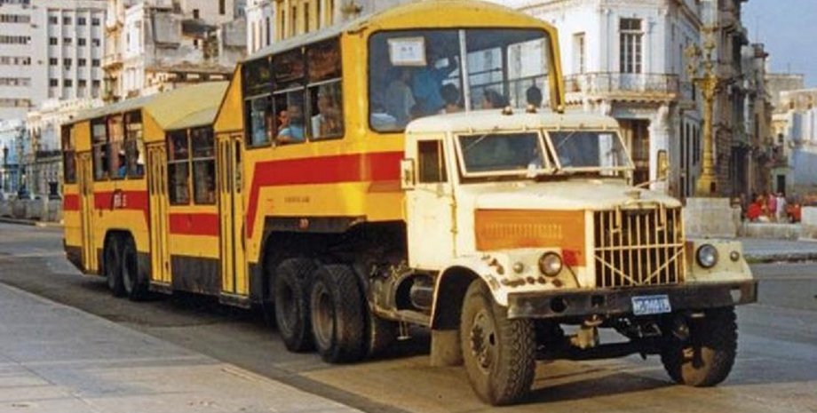 КрАЗ, КрАЗ-258, Полуприцеп, Куба, Авто, Автомобили, Фото, Автобус, Транспорт, История, СССР, Экспорт, Украина