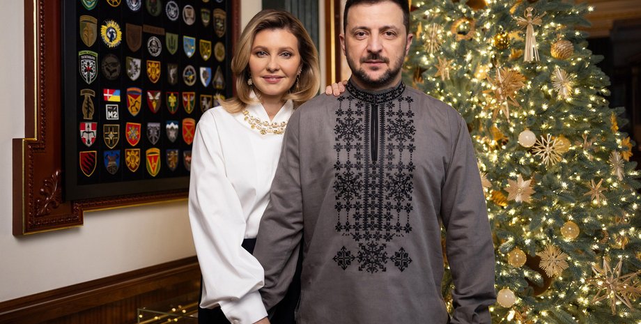 образи подружжя Зеленських новорічний стиль 2025 президентське подружжя Україна