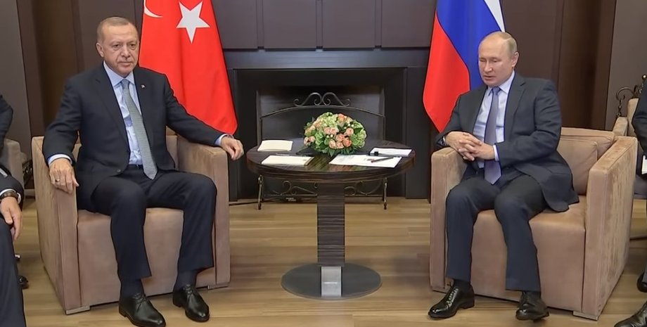 Реджеп Тайип Эрдоган, Владимир Путин, Россия, Турция, Сочи