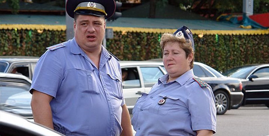 Россия, полицейские